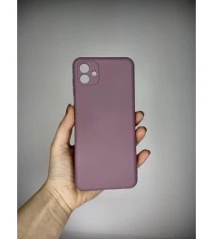 Силикон Original 360 Case Samsung Galaxy A04 (2022) (ShutCam) (Лавандовый)