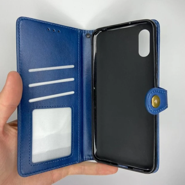 Чехол-книжка Leather Book Gallant Xiaomi Redmi 9А (Синий)