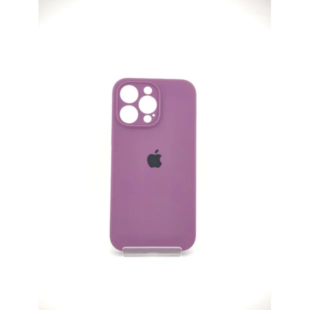 Силикон Original RoundCam Case Apple iPhone 14 Pro Max (28) Brinjal