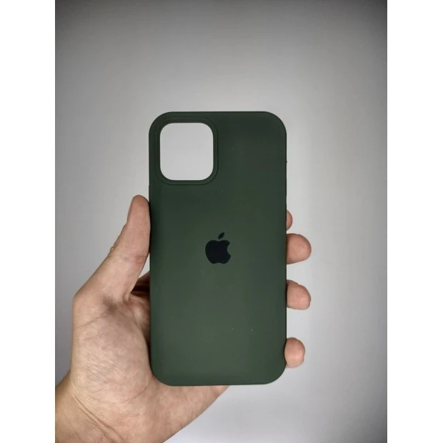 Силикон Original Round Case Apple iPhone 12 / 12 Pro (66) Malahit