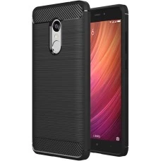 Силикон Polished Carbon Xiaomi Redmi Note 4x (Черный)