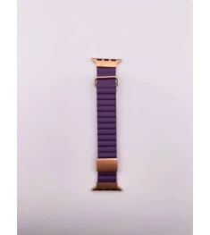 Ремінець Apple Watch зі шкіри кольору пурпурний, розмір 38  /  40  /  41 мм.