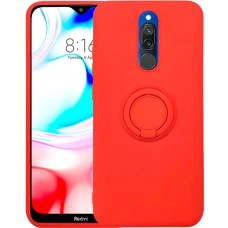 Чехол Ring Silicone Case Xiaomi Redmi 8 (Красный)