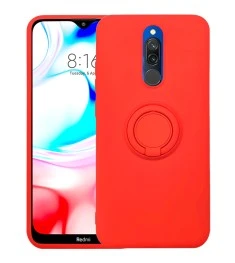 Чехол Ring Silicone Case Xiaomi Redmi 8 (Красный)