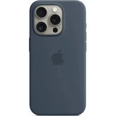 Силикон Original Round Case Apple iPhone 15 Pro Max (42) Shadow Blue