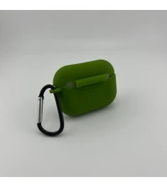 Чохол для навушників Full Silicone Case Apple AirPods Pro (46) Deep Green