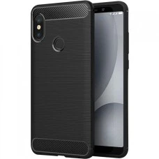 Силиконовый чехол Polished Carbon Xiaomi Redmi Note 7 (Черный)