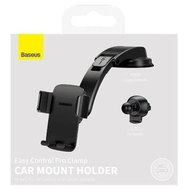 Автодержатель Baseus Easy Control Clamp Pro SUYK020001 (Чёрный)