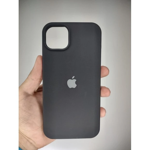 Силіконовий чохол Original Round для Apple iPhone 14 Plus (07) Чорний
