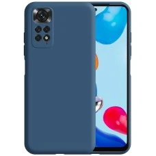 Силикон Original 360 ShutCam Case Xiaomi Redmi Note 11 / Note 11S (Тёмно-синий)