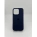 Силіконовий оригінальний чохол-кейс для Apple iPhone 16 Pro (09) Midnight Blue