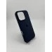 Силіконовий оригінальний чохол-кейс для Apple iPhone 16 Pro (09) Midnight Blue
