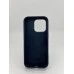 Силіконовий оригінальний чохол-кейс для Apple iPhone 16 Pro (09) Midnight Blue