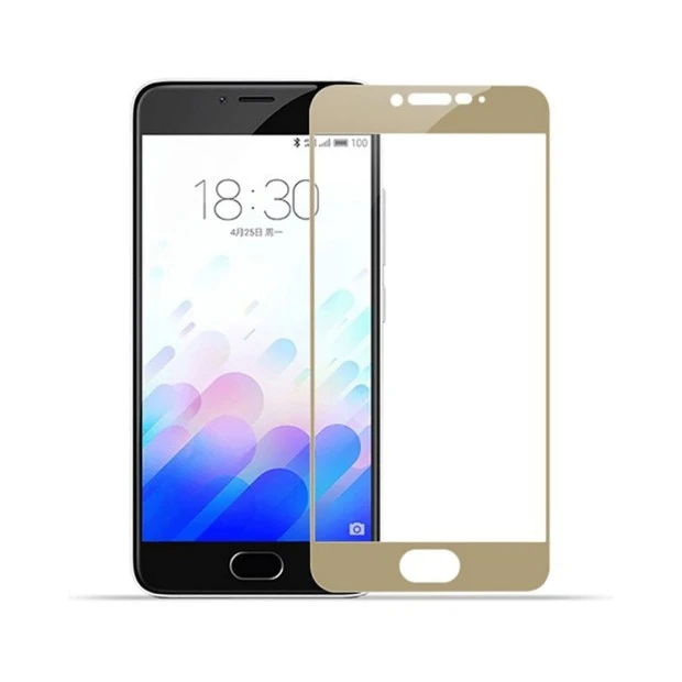 Стекло 3D Meizu M3 Note Gold