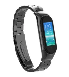 Ремешок Stainless Steel Xiaomi Mi Smart Band 5 (Black)