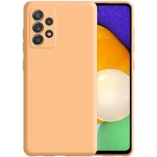 Силикон Original 360 Case Samsung Galaxy A52 (ShutCam) (Персиковый)