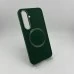 Накладка Metal Camera with MagSafe Samsung Galaxy S24 (Тёмно-зелёный) Накладка Metal Camera with MagSafe Samsung Galaxy S24 (Тёмно-зелёный)