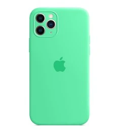 Силіконовий чохол Original RoundCam для Apple iPhone 11 Pro Max (49) Аквамарин.
