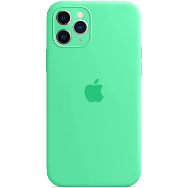 Силіконовий чохол Original RoundCam для Apple iPhone 11 Pro Max (49) Аквамарин.