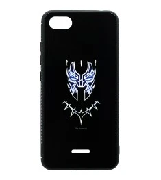 Накладка Luminous Glass Case Xiaomi Redmi 6A (Black Panther)