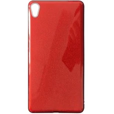 Силикон Glitter Sony Xperia X F5122 (Красный)