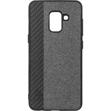 Силикон Inavi Samsung A8 (2018) A530 (черный)
