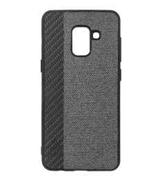 Силикон Inavi Samsung A8 (2018) A530 (черный)