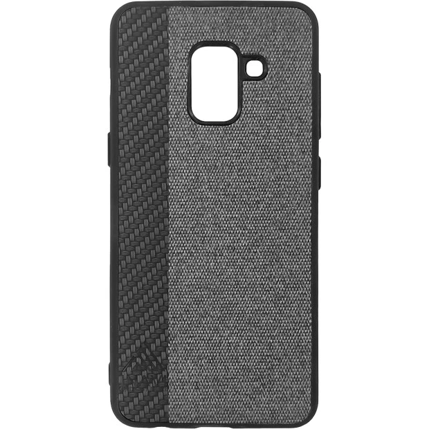 Силиконовый чехол Inavi Samsung A8 (2018) A530 (черный)