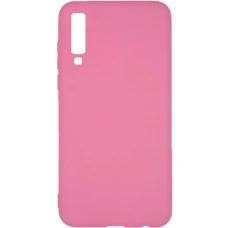 Силиконовый чехол Multicolor Samsung A7 (2018) A750 (розовый)
