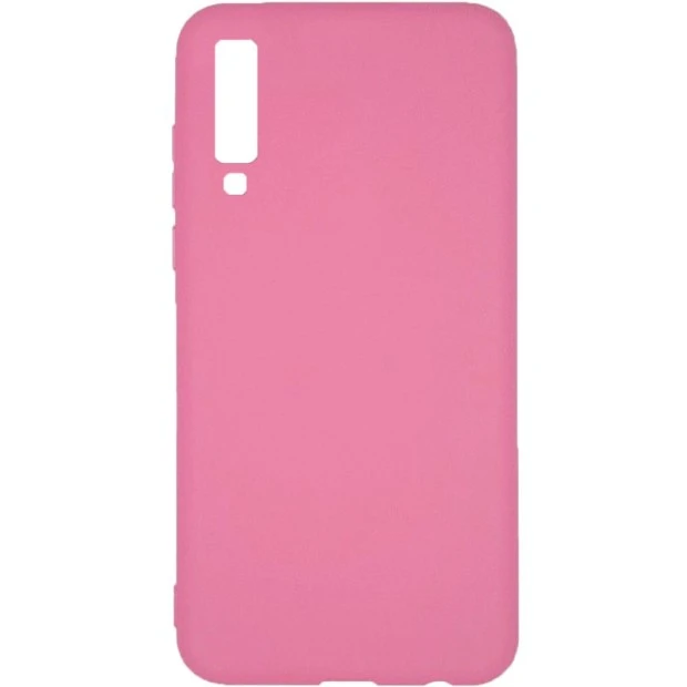 Силиконовый чехол Multicolor Samsung A7 (2018) A750 (розовый)