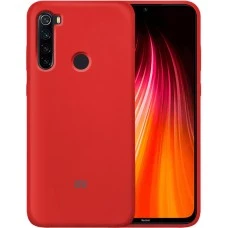 Силикон Original Case Xiaomi Redmi Note 8 (Тёмно-красный)