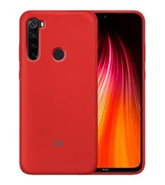 Силикон Original 360 Case Logo Xiaomi Redmi Note 8 (Тёмно-красный)