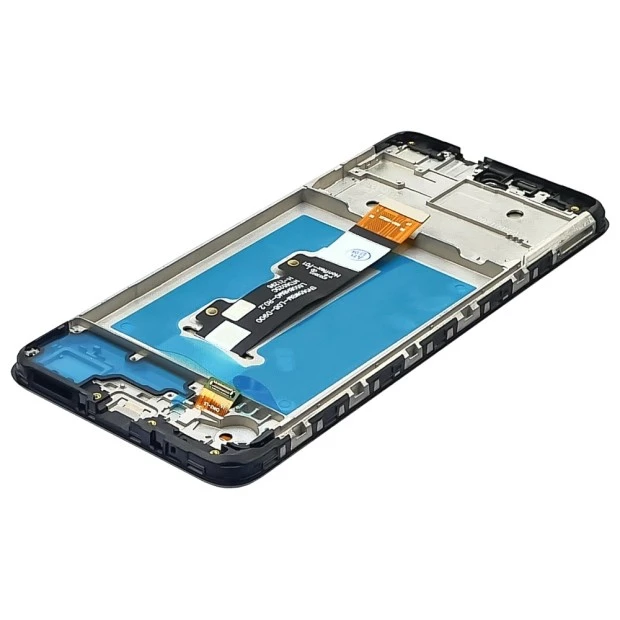 Дисплей для Motorola E40 с чёрным тачскрином и корпусной рамкой