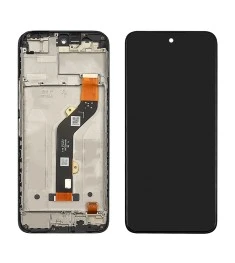 Дисплей для INFINIX Hot 12 Play (X6816D) с чёрным тачскрином и корпусной рамкой