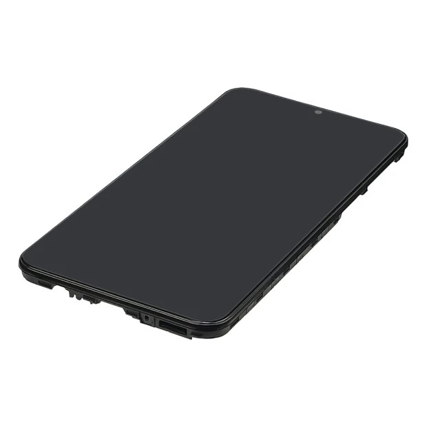 Дисплей для Samsung M205 Galaxy M20 (2019) с чёрным тачскрином и корпусной рамкой