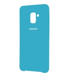 Силикон Original Case Samsung Galaxy J6 (2018) J600 (Голубой)