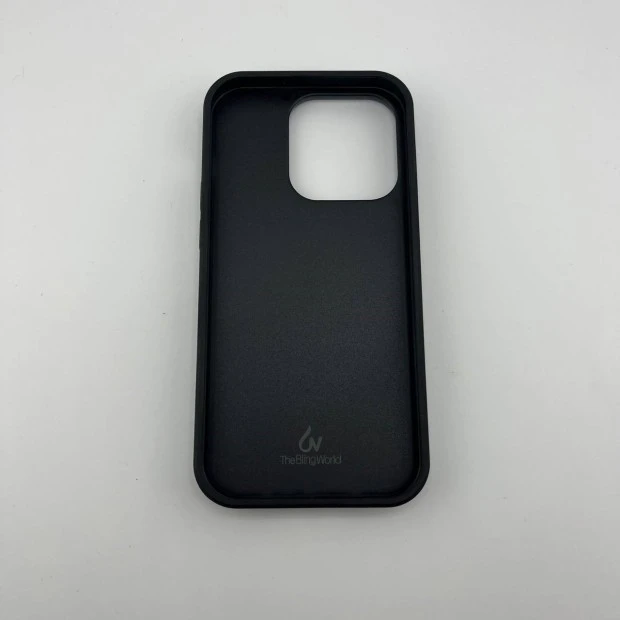 Чохол Bling World Rock Diamond для iPhone 14 Pro (Чорний Титан)