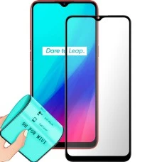Стекло 5D Ceramic Realme C3 Black