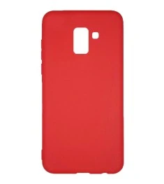 Силикон Multicolor Samsung A6 (2018) A600 (красный)