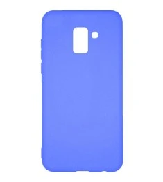 Силикон Multicolor Samsung A6 (2018) A600 (синий)