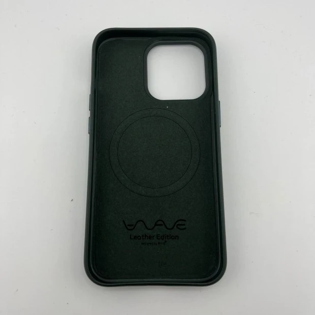 Чохол WAVE Premium Leather Edition з MagSafe для iPhone 13 Pro (Sequoia Green)