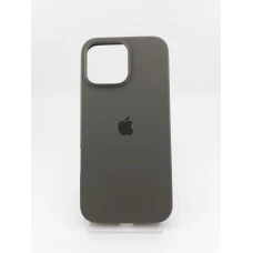 Силикон Original Round Case Apple iPhone 16 Pro Max (19) Dark Grey