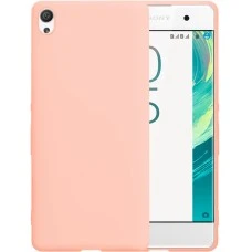 Силиконовый чехол iNavi Color Sony Xperia XA (Розовый)