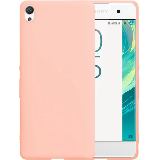Силиконовый чехол iNavi Color Sony Xperia XA (Розовый)