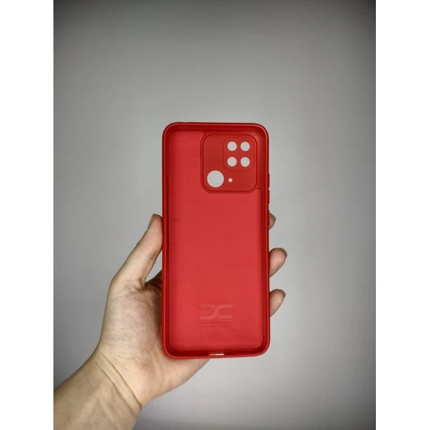 Силикон Original ShutCam Xiaomi Redmi 10C (Тёмно-красный)