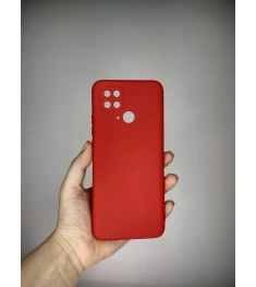 Силикон Original ShutCam Xiaomi Redmi 10C (Тёмно-красный)
