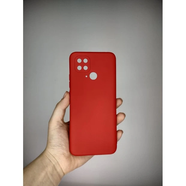 Силикон Original ShutCam Xiaomi Redmi 10C (Тёмно-красный)