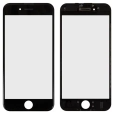 Защитное стекло для дисплея Apple iPhone 6s Black + Frame + OCA (AAA)
