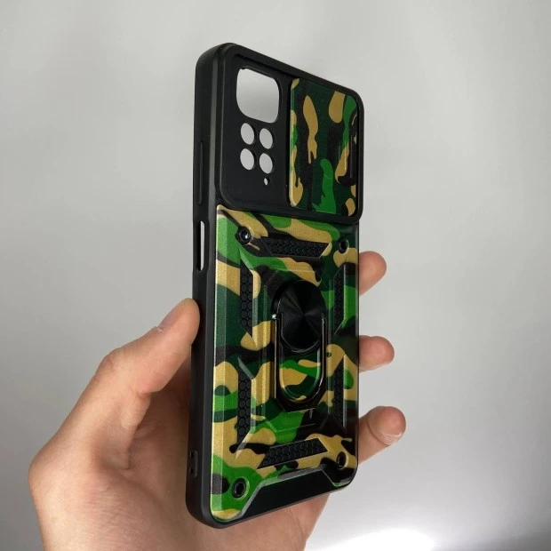 Бронь-чехол Ring Serge Armor Xiaomi Redmi Note 11 / Note 11S (Камуфляж)