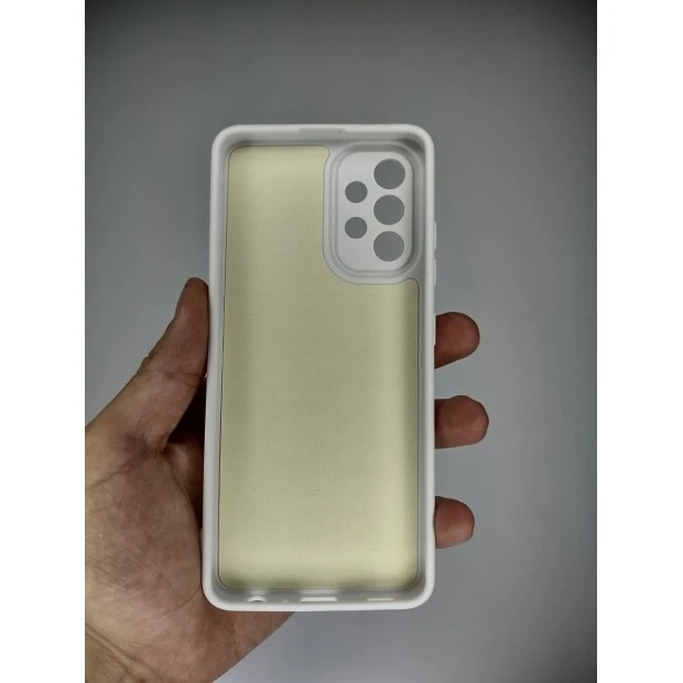 Силикон Original Samsung Galaxy A32 (2021) (ShutCam) (Белый)